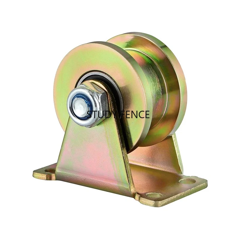 H&M Home Decor - 1pc V/U/H-type Metal Track Pulley Sliding