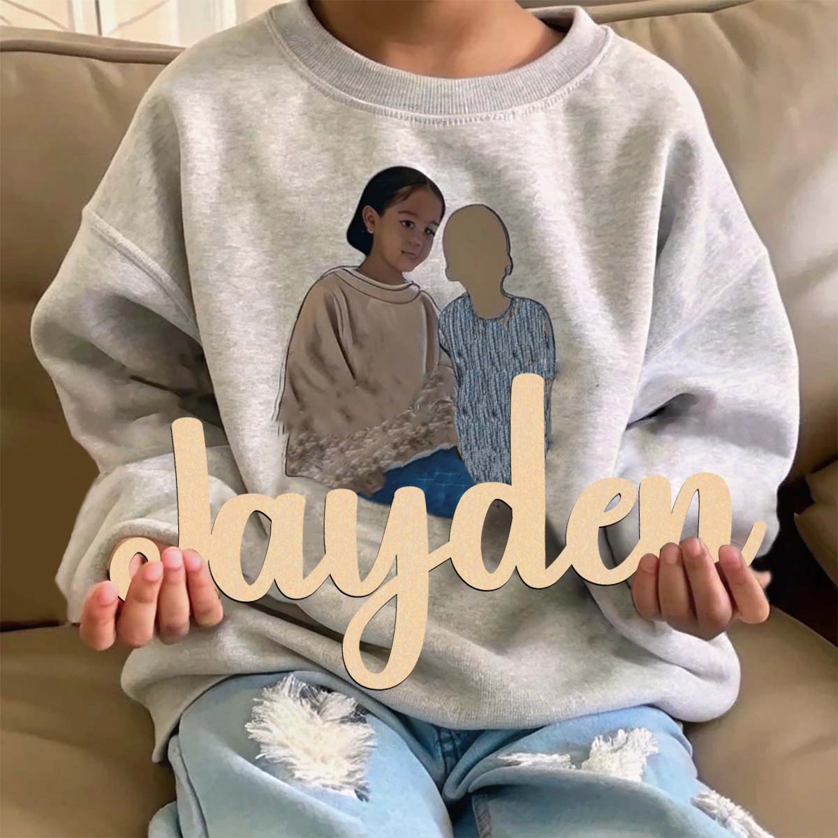 Home Decor Examples - 1pc Cartoon jayden example Custom Name