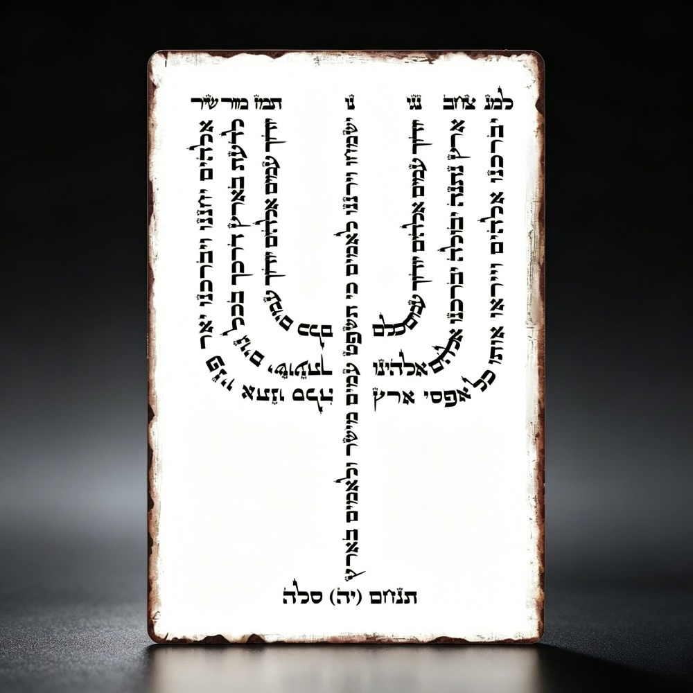 Home Decor Room - CIFBUY Vintage Hebrew YHVH Aluminum Wall