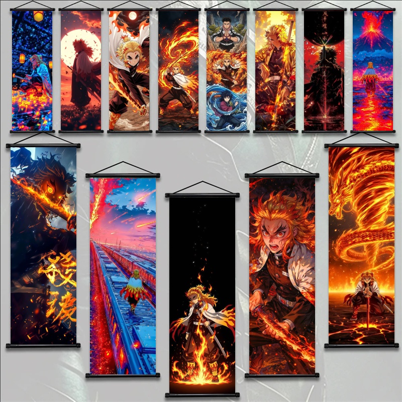 Home Decor Theme - Demon Slayer Kyojuro Rengoku HD Print