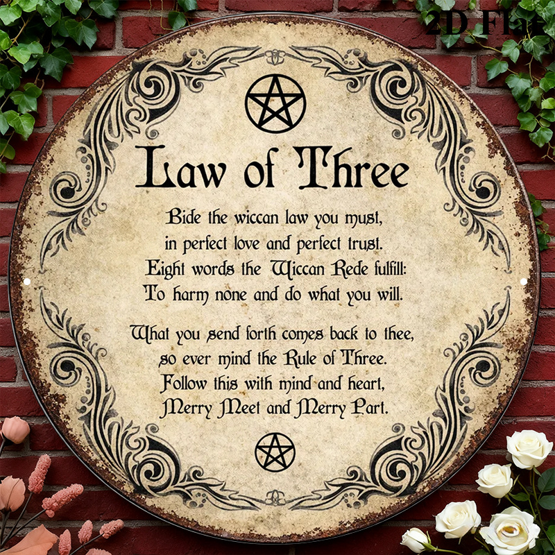 Home Decor Room - CIFBUY Vintage Wicca Triple Goddess Aluminum
