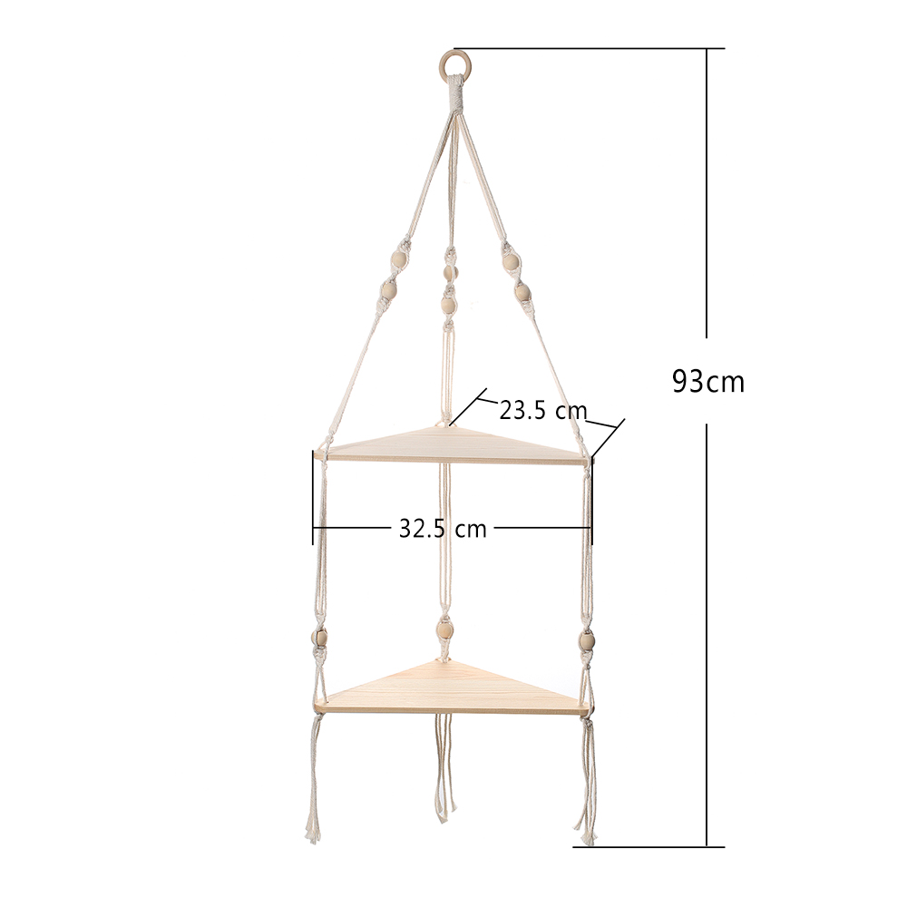Triangle Shelves Wall Decor Ma - Macrame Wall Hanging review and price