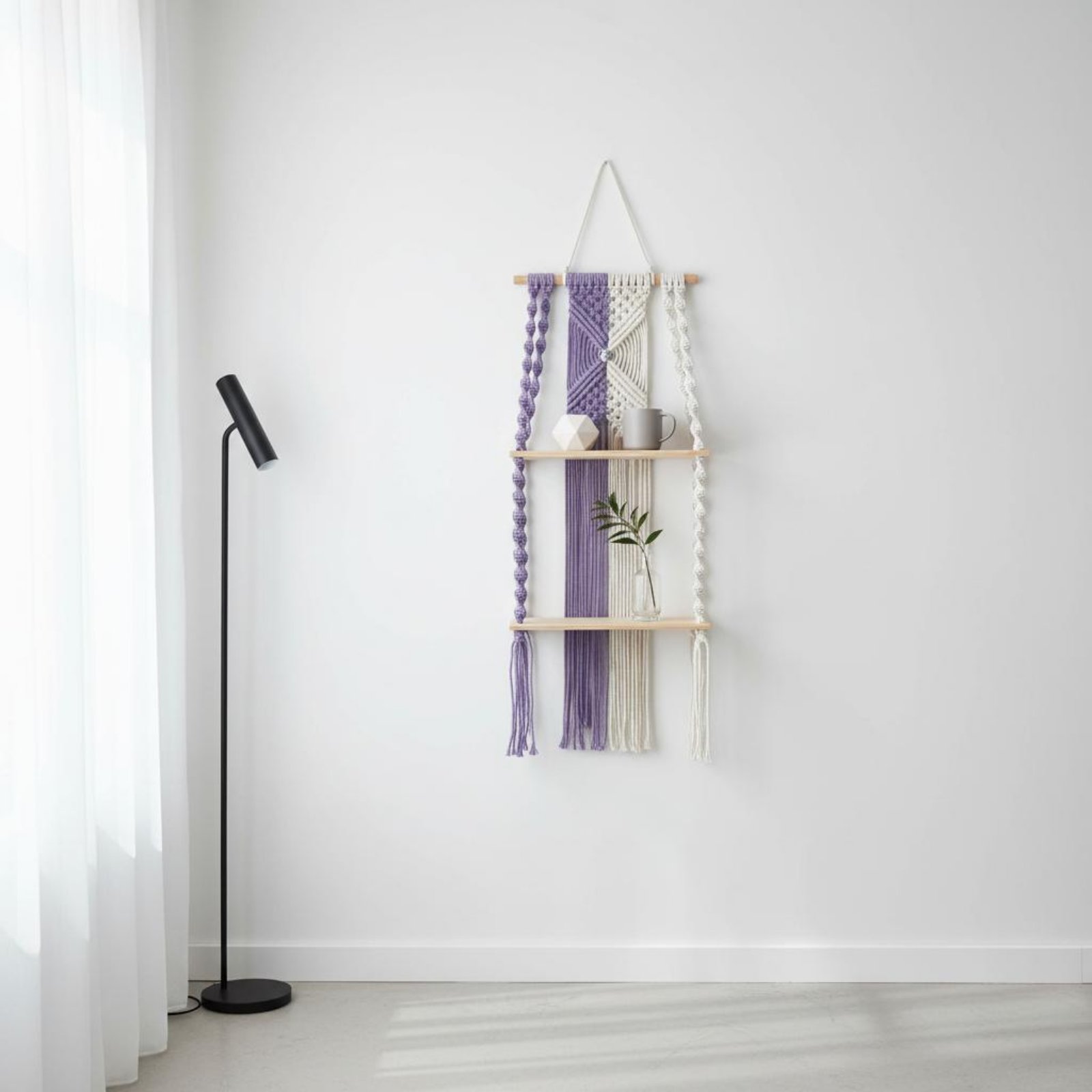 Boho Wall Hanging Shelf Easy t - Macrame Wall Hanging review and price