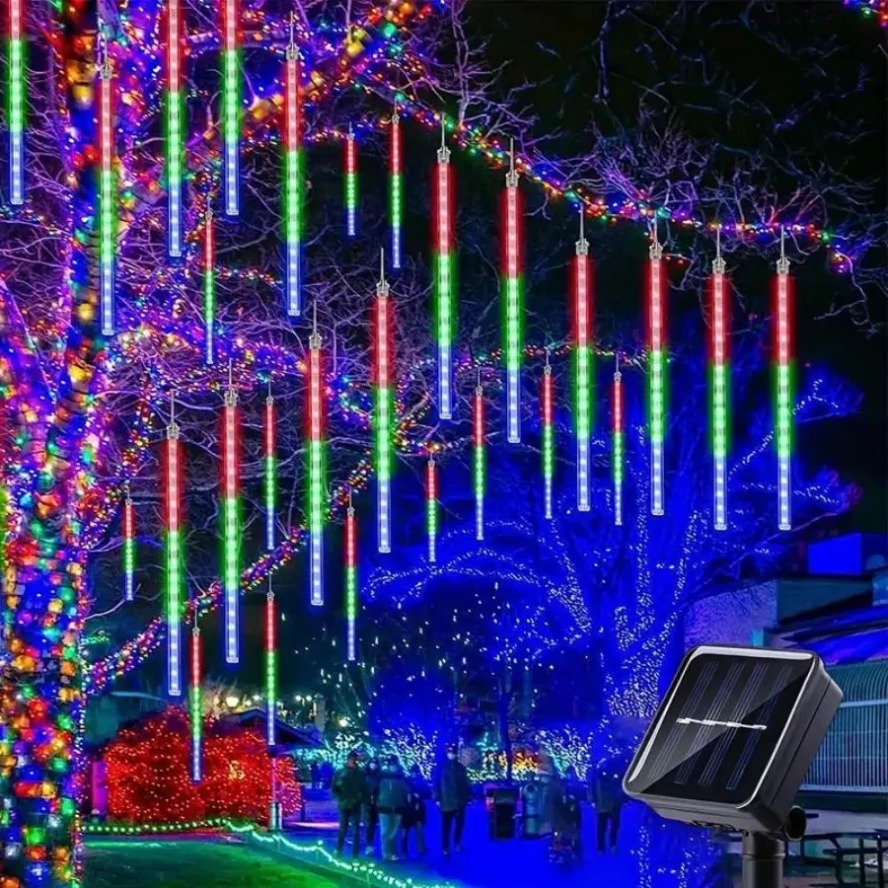 8 Tubes Solar/EU LED Meteor Sh - Home Decor Fallout 4 review and price