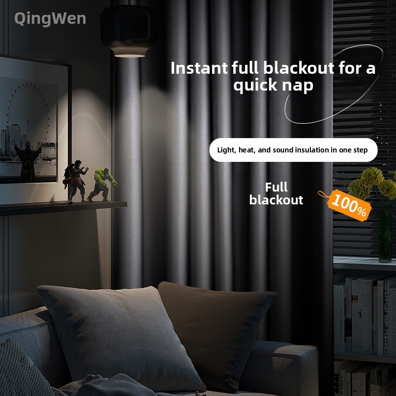 Thickened Full Shade Blackout  - Home Decor Curtain review and price