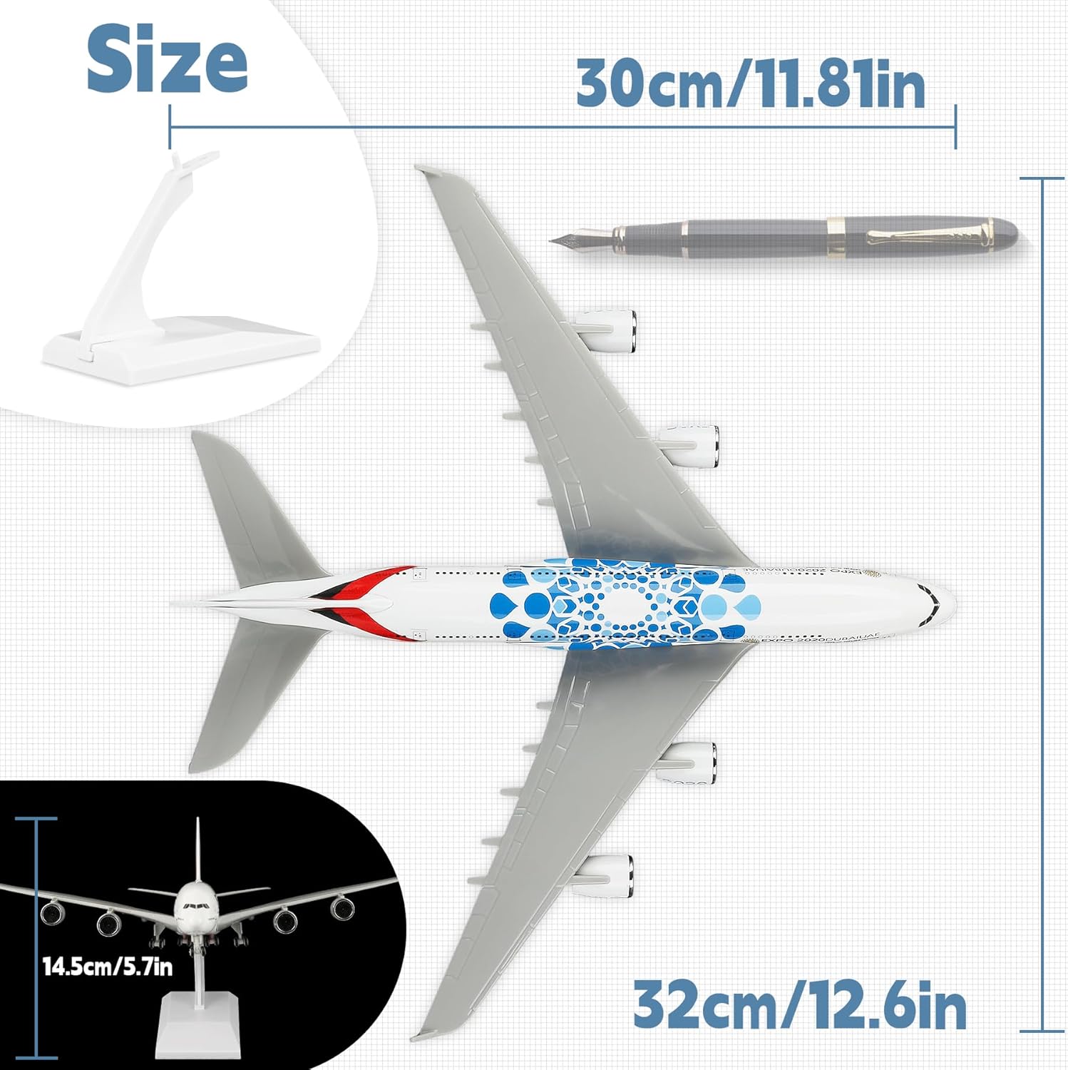 30cm UAE Expo A380 Airlines Di - Home Decor Uae review and price
