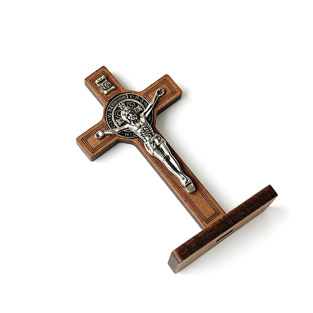 St Benedict Standing Crucifix  - Home Decor Theme review and price