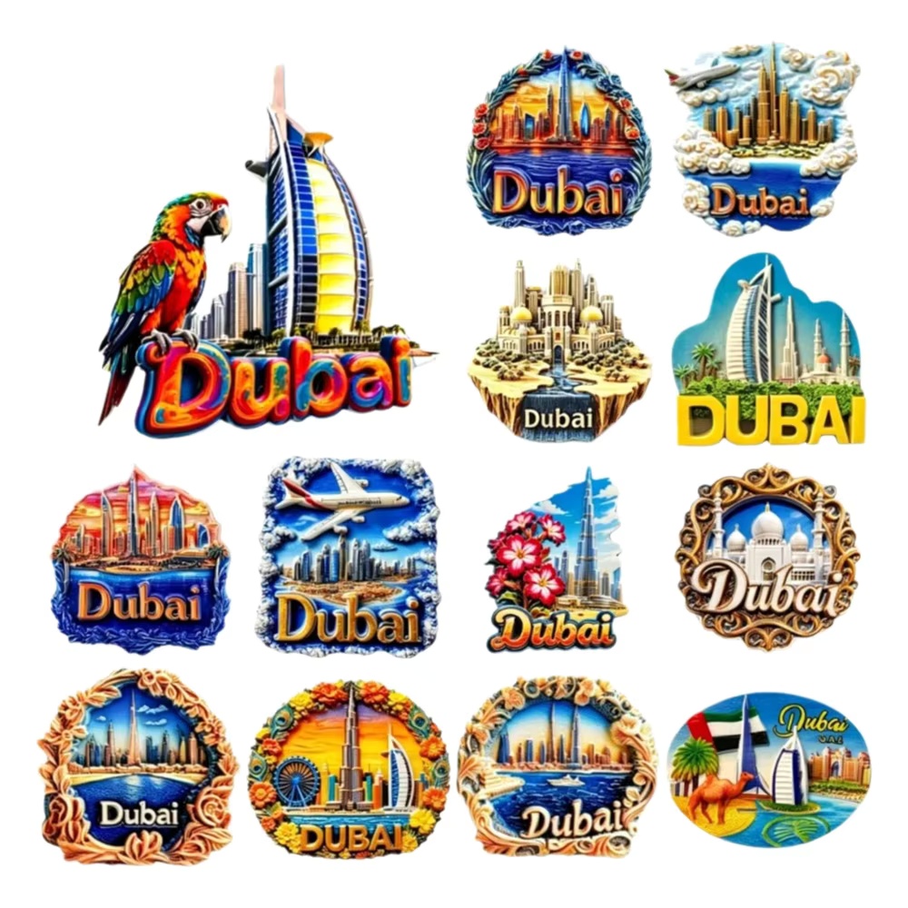 3D Resin Dubai Fridge Magnet U - Home Decor Uae review and price