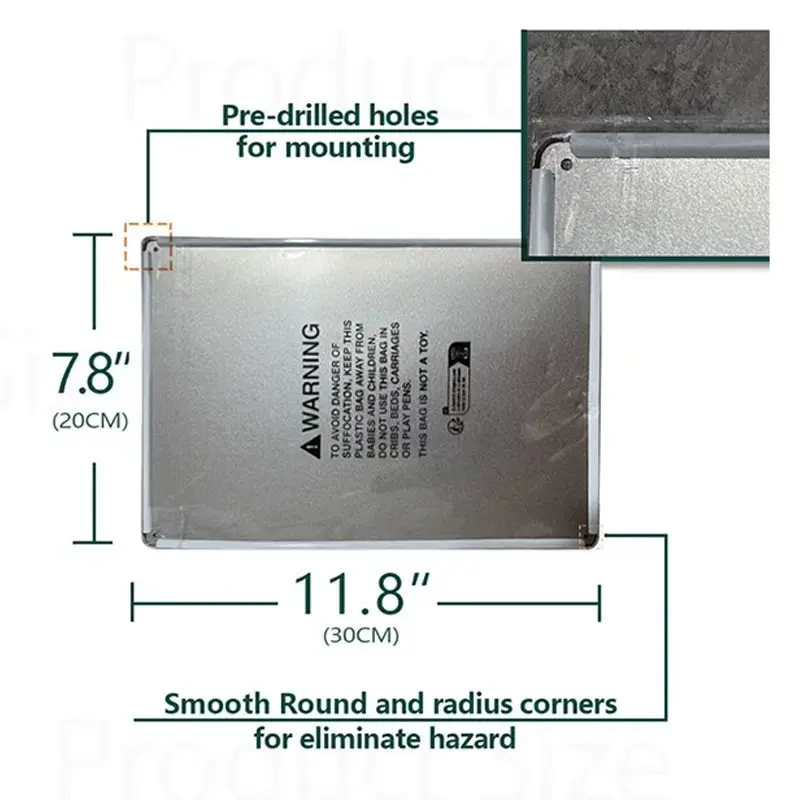 A Vintage-Style Metal Plaque F - Home Decor Location review and price