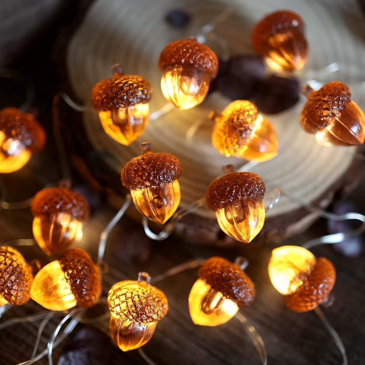 30 LEDs Acorn String Lights Th - Home Decor Fallout 4 review and price