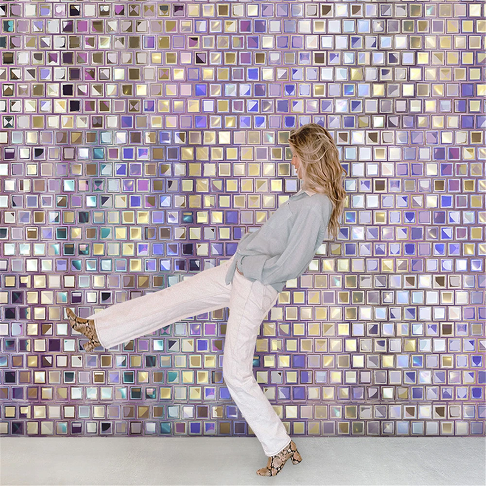Custom Colored mosaic wallpape - Home Decor Online Shopping review and price
