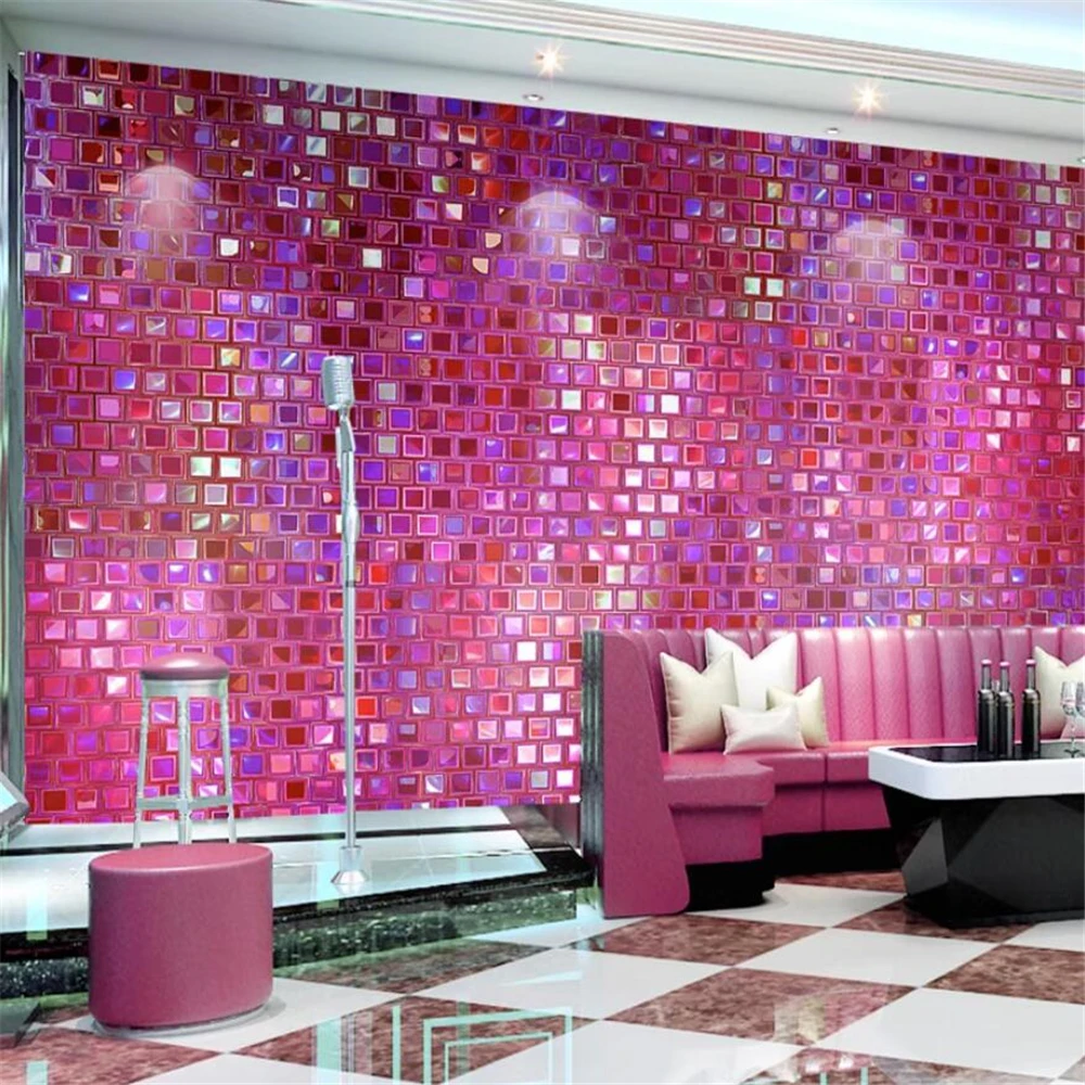 Custom Colored mosaic wallpape - Home Decor Online Shopping review and price