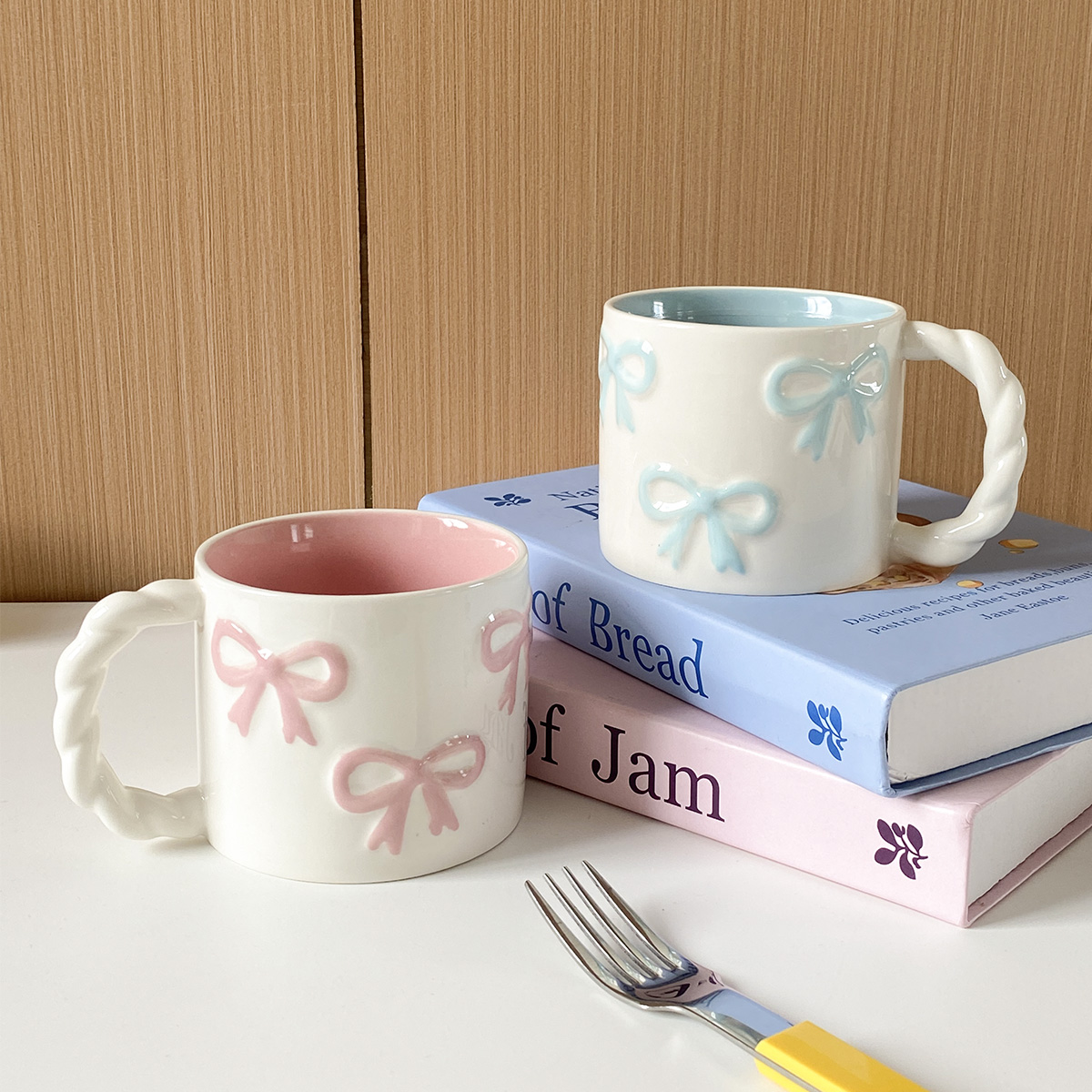 1Pc 13.4oz Pink Ceramic Mug wi - Home Decor Theme review and price