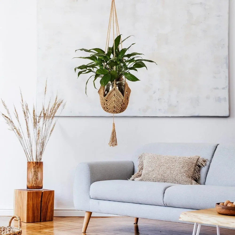 1/2Pcs Handmade Macrame Plant  - Macrame Wall Hanging review and price
