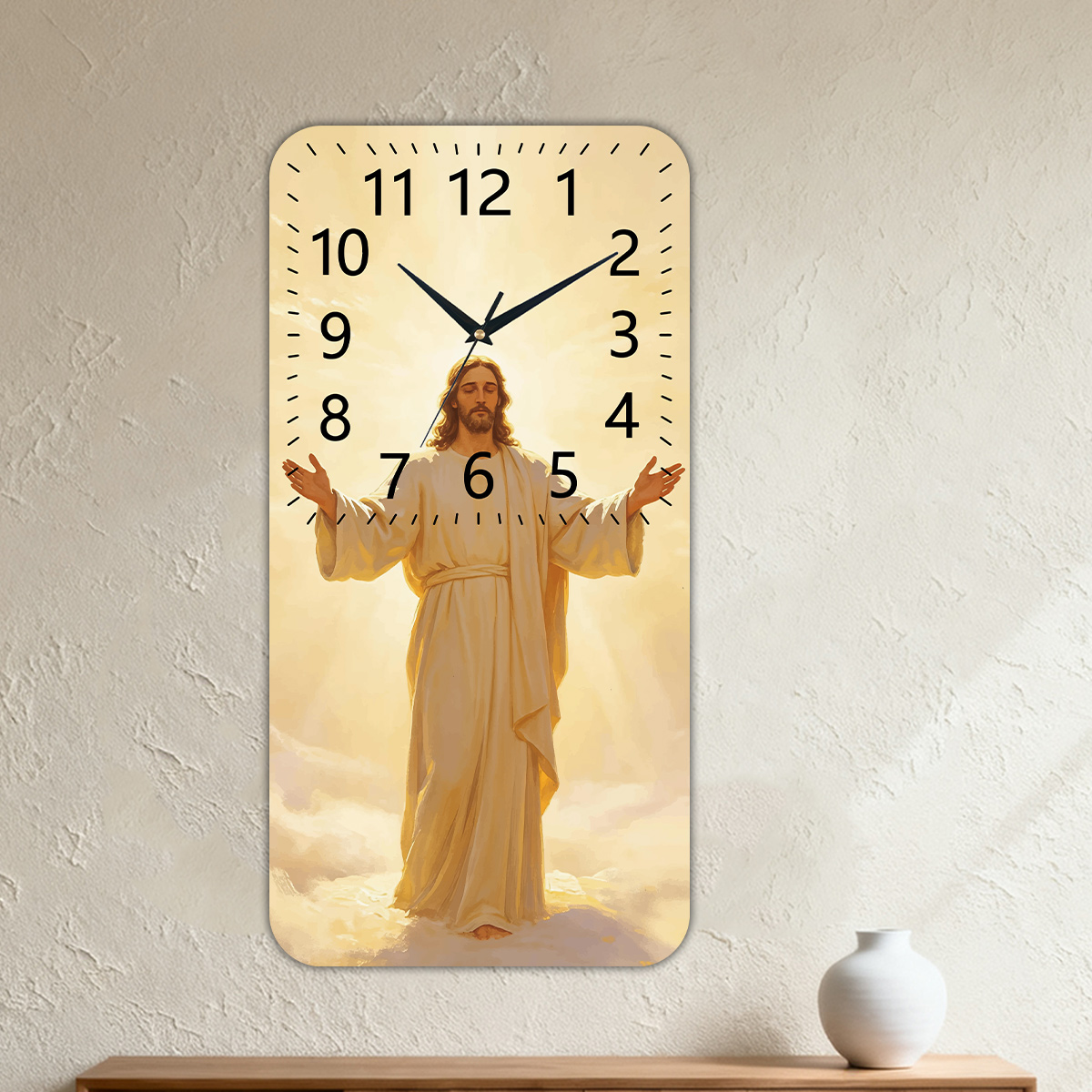 1pc Wooden Rectangular Prayer  - Home Decor Location review and price
