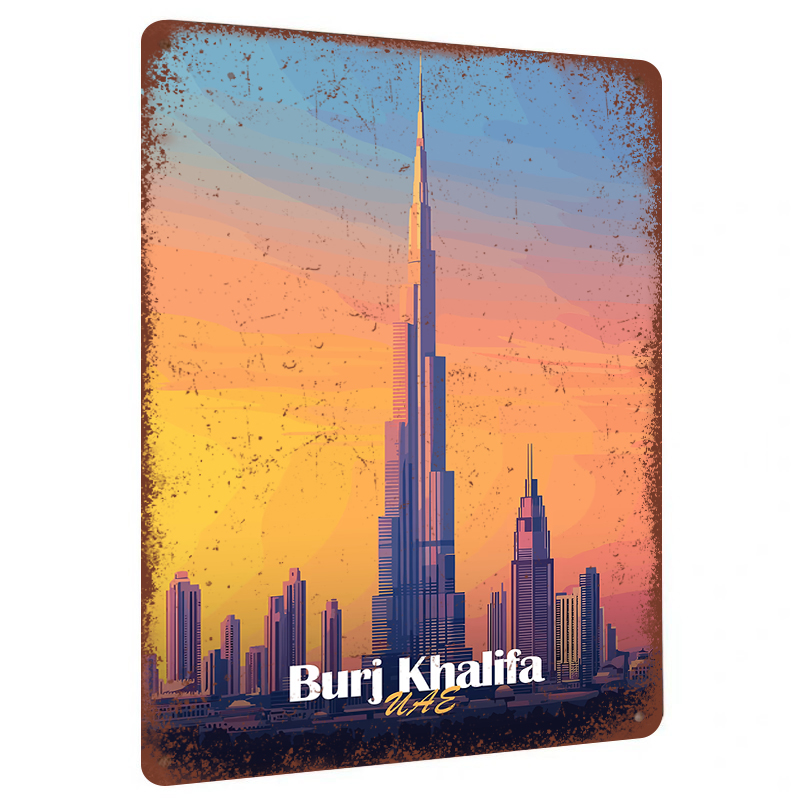 Burj Khalifa Dubai UAE Skyline - Home Decor Uae review and price