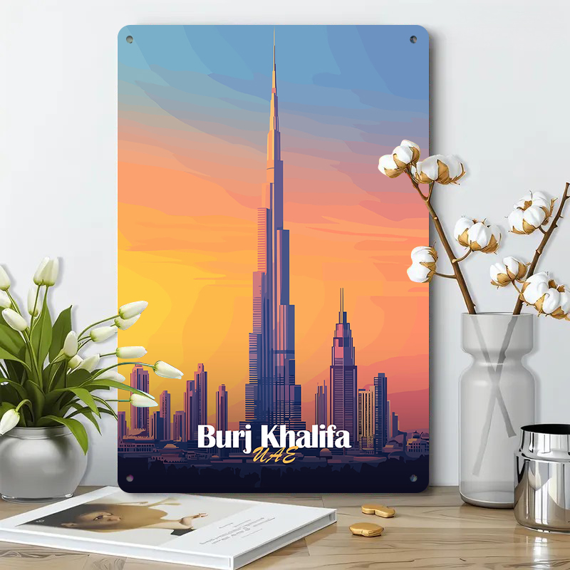 Burj Khalifa Dubai UAE Skyline - Home Decor Uae review and price