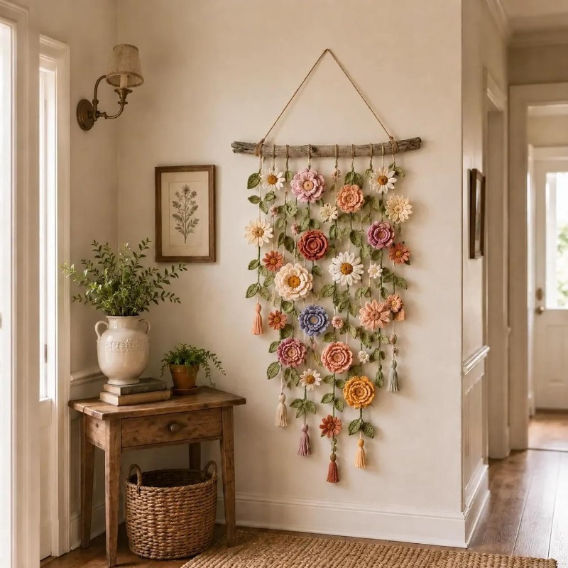 New Boho Handmade Cotton Flora - Macrame Wall Hanging review and price