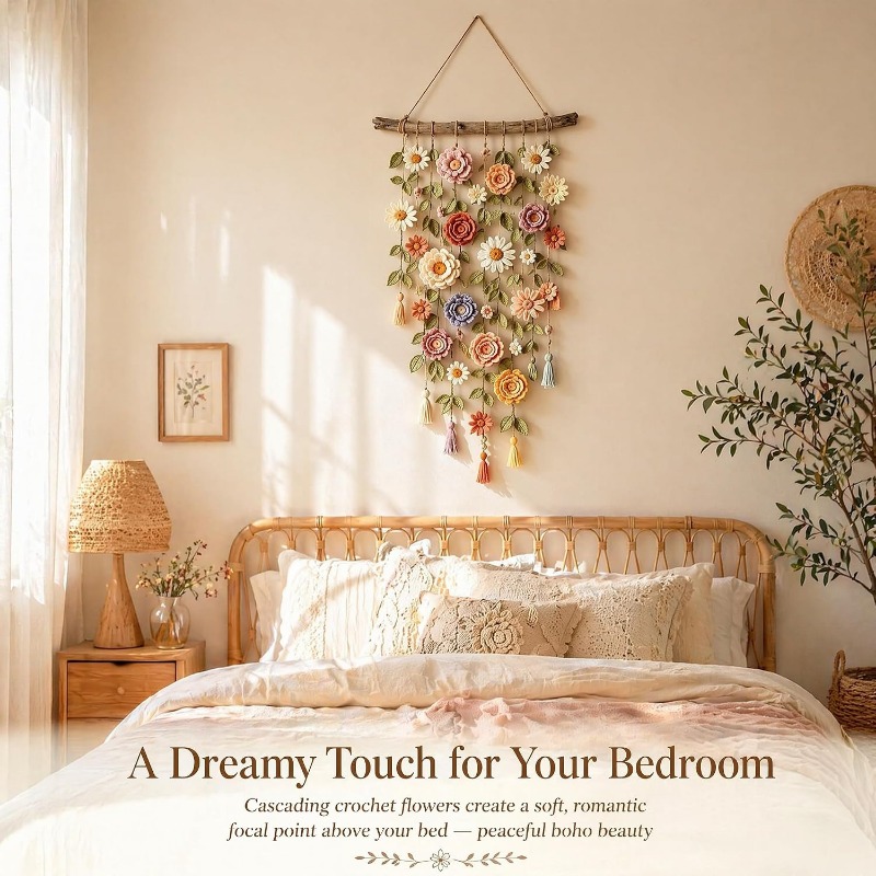 New Boho Handmade Cotton Flora - Macrame Wall Hanging review and price