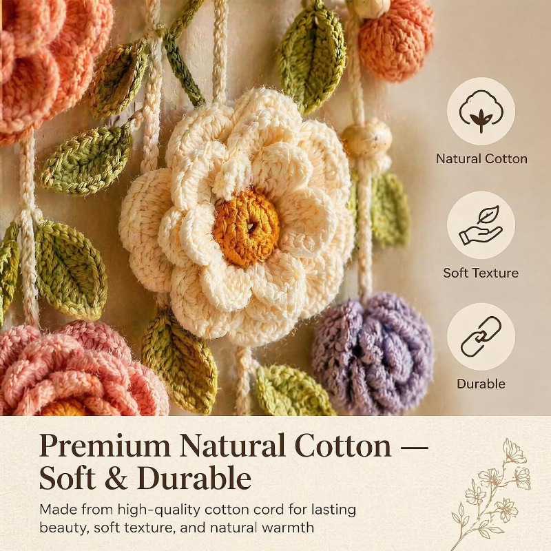 New Boho Handmade Cotton Flora - Macrame Wall Hanging review and price