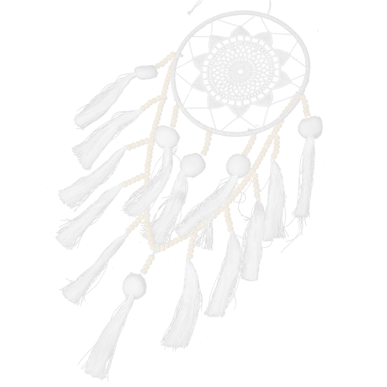 Large White Dreamcatcher Bohem - Macrame Wall Hanging review and price