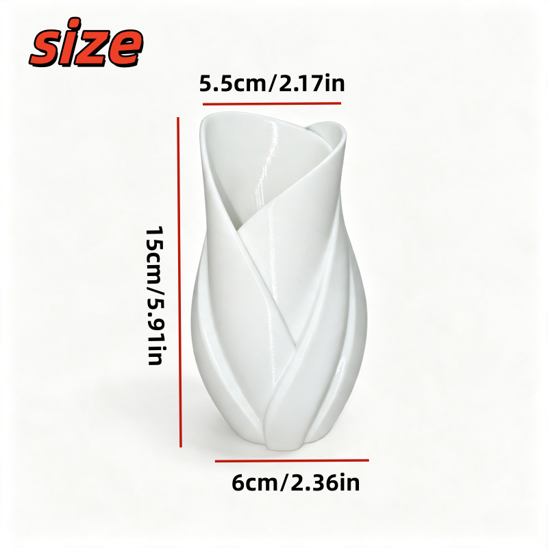 Petal-Shaped Matte White Small - Home Decor Location review and price
