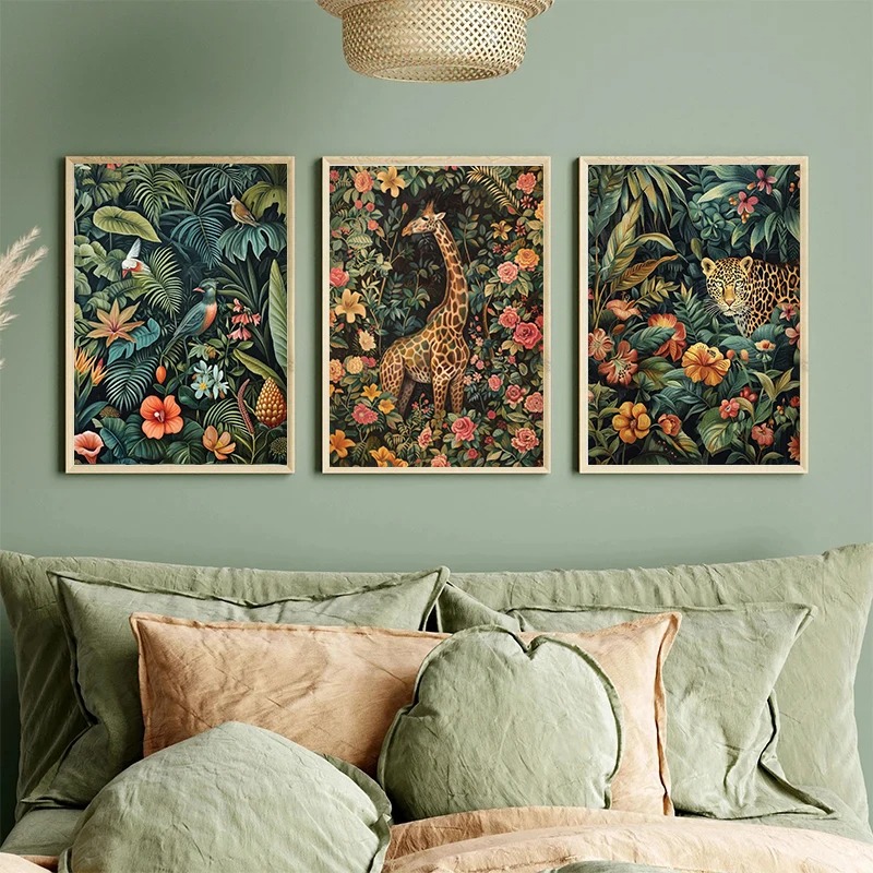Tropical Jungle Wild Leopard P - Home Decor Ikea review and price