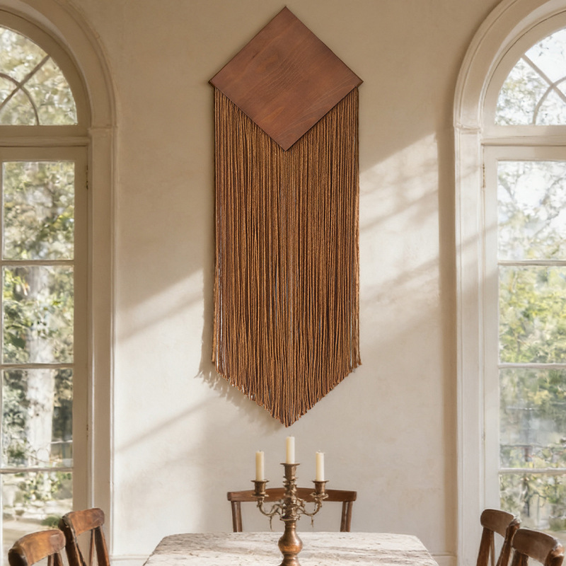Bohemian Cotton Rope Woven Tap - Macrame Wall Hanging review and price