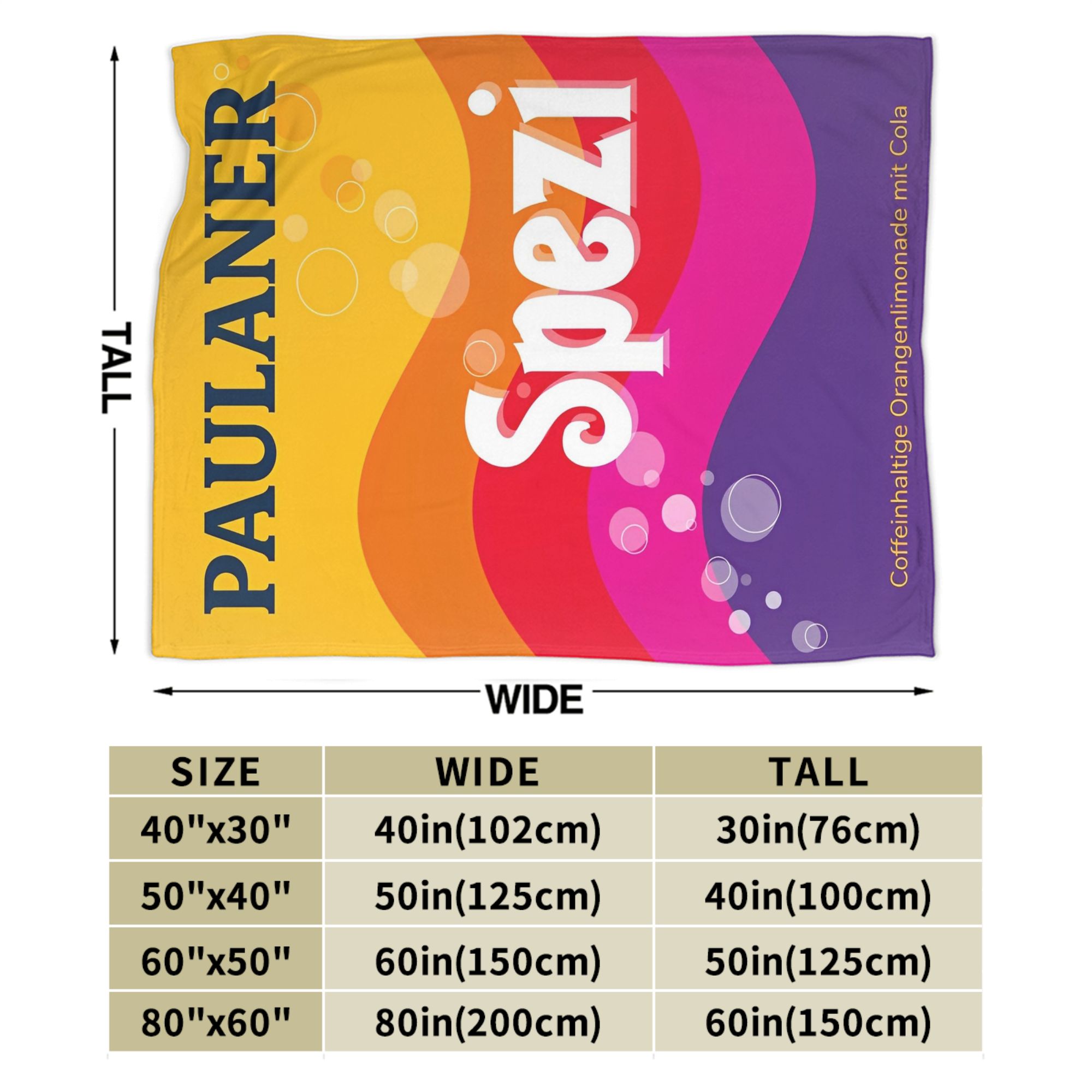 Paulaner Spezi Blankets German - Home Decor Fallout 4 review and price