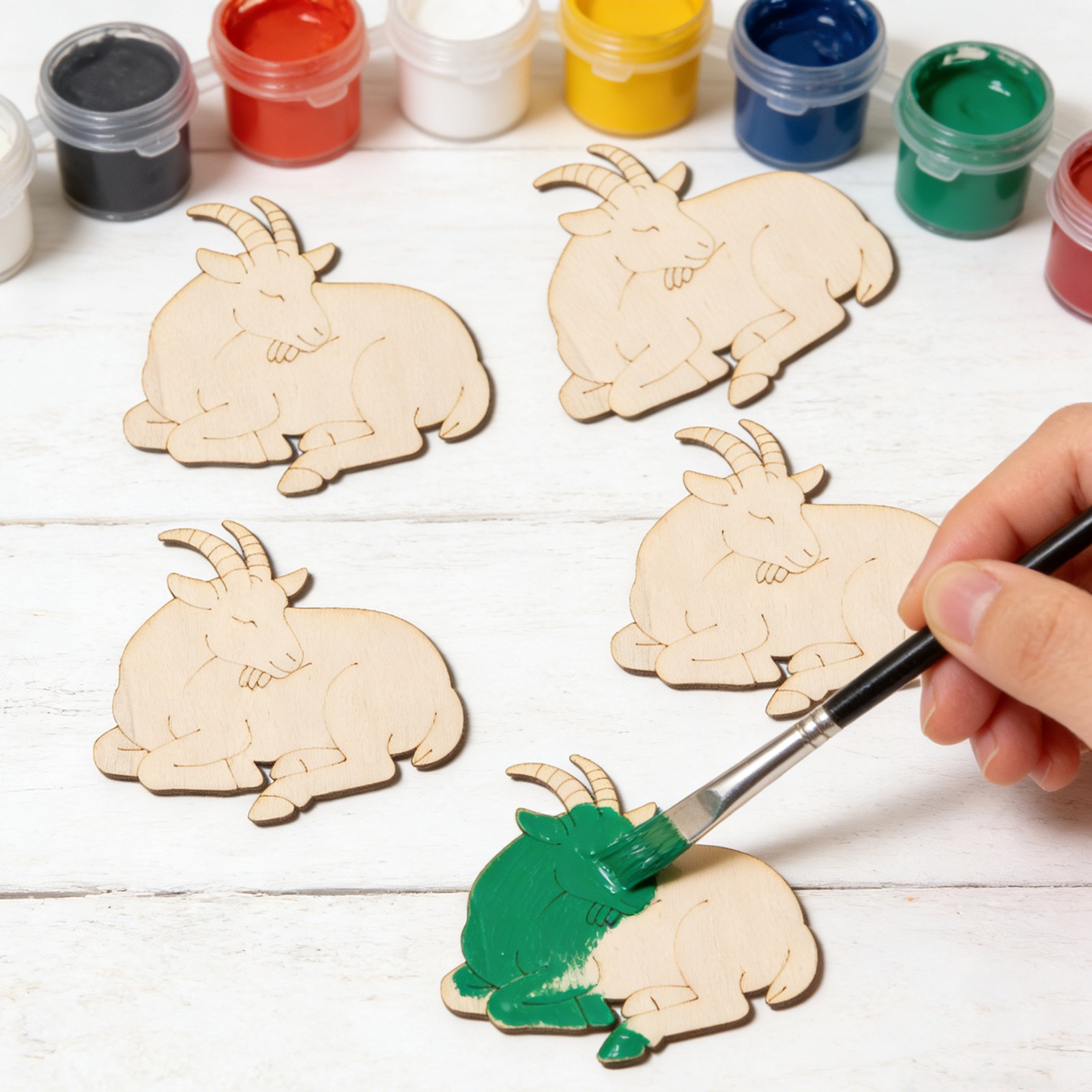 10pcs/set Unfinished Wood Shee - Home Decor Painting review and price