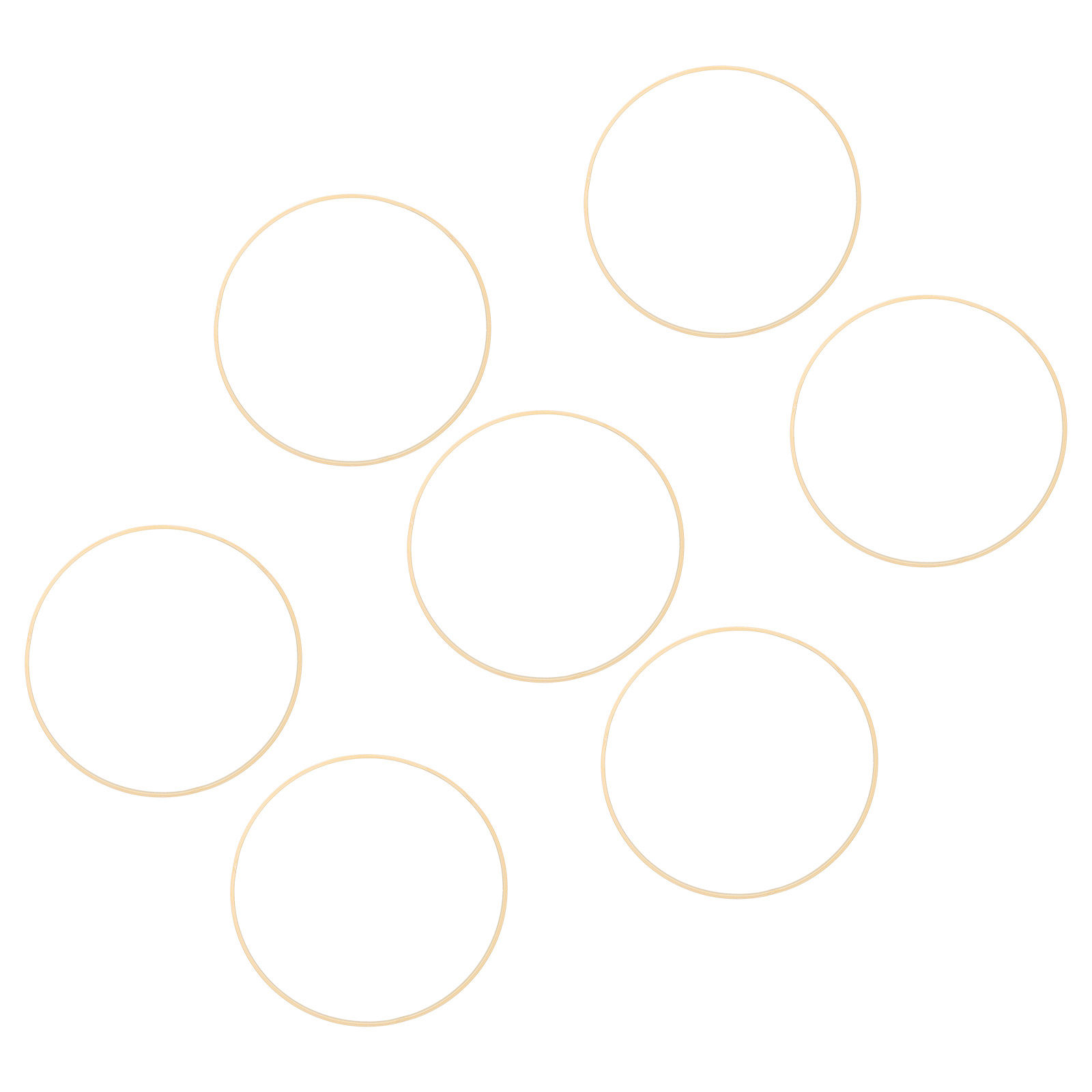 7Pcs Bamboo Macrame Hoop Rings - Macrame Wall Hanging review and price