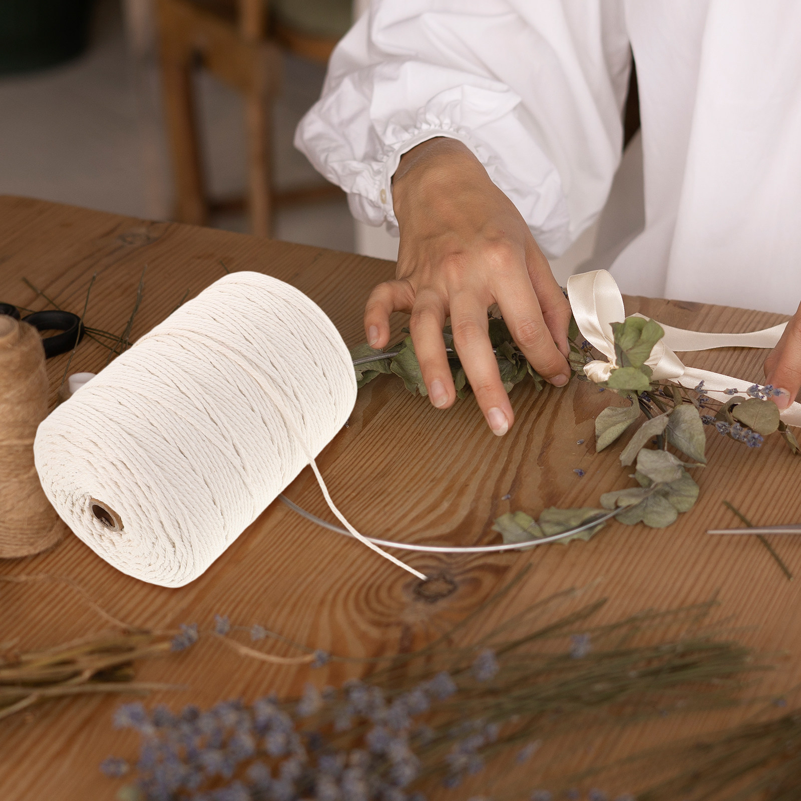 1 Roll Thick Soft Cotton Rope  - Macrame Wall Hanging review and price