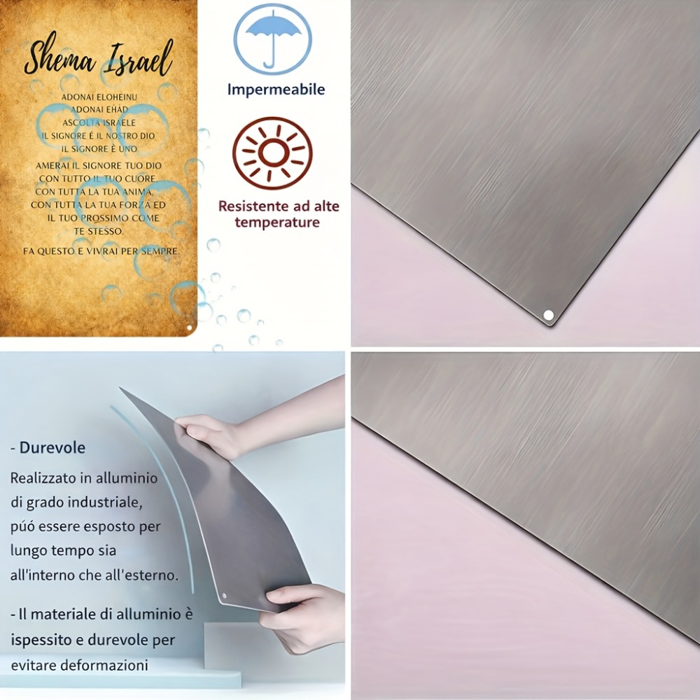CIFBUY  Hebrew Scripture Alumi - Home Decor Room review and price