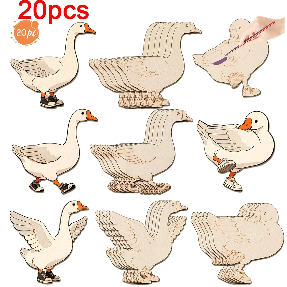 20pcs Unfinished Wooden Craft  - Home Decor Painting review and price