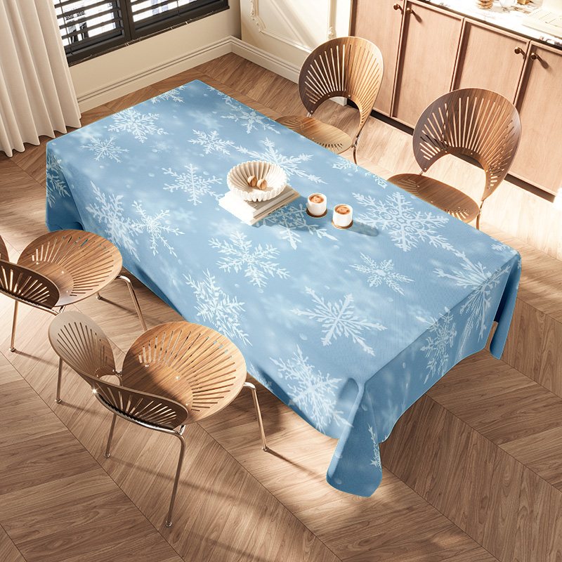 Snowflake Dining Tablecloth Wi - Home Decor Online Shopping review and price