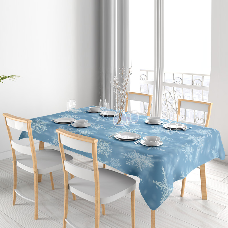 Snowflake Dining Tablecloth Wi - Home Decor Online Shopping review and price